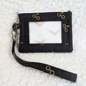 Handmade Harry Potter Wrist Wallet Zipper Pouch Wizard Theme New